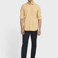 Men Tailored Fit Medium Green Shirt