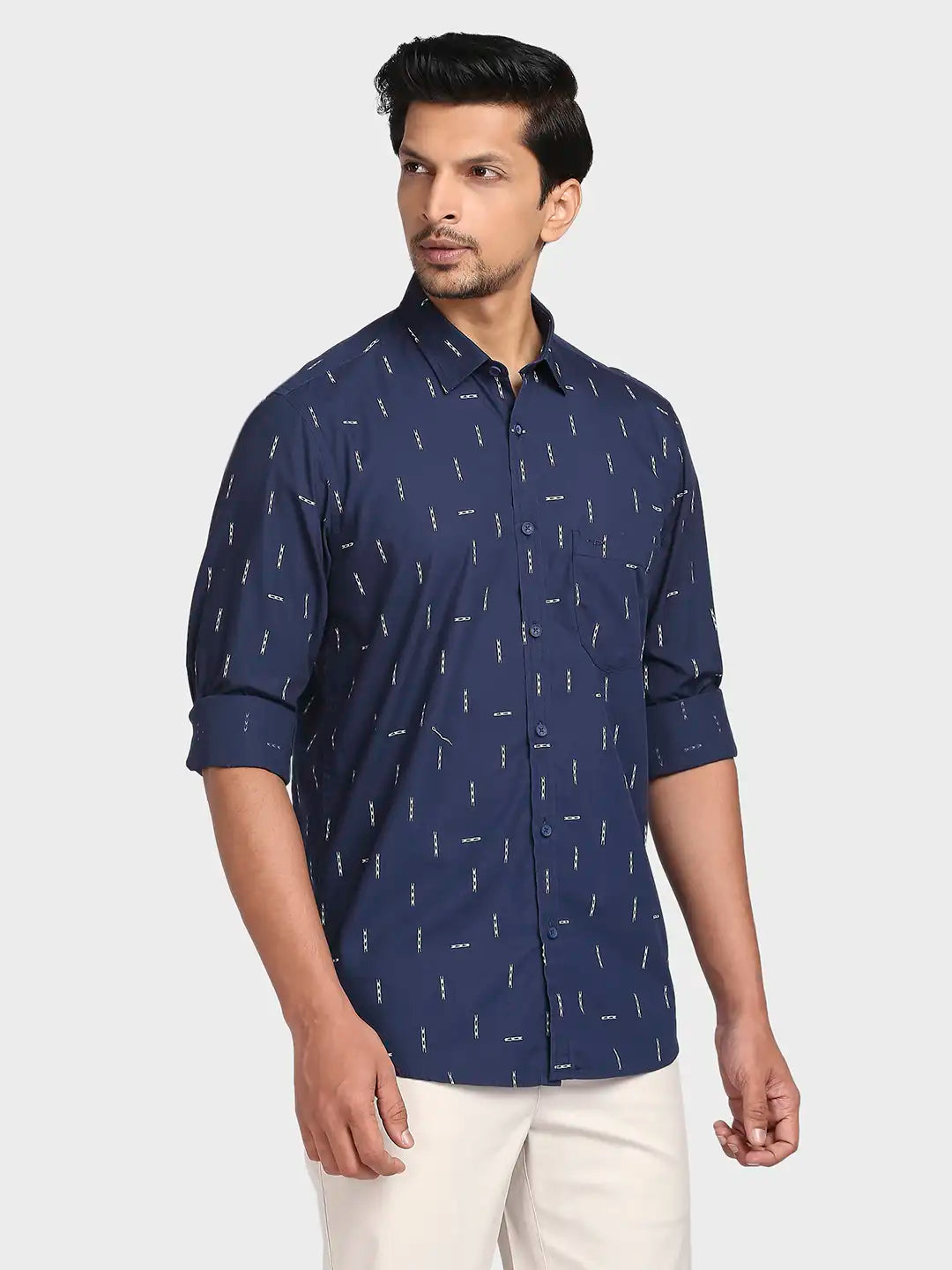Men Tailored Fit Medium Red Shirt