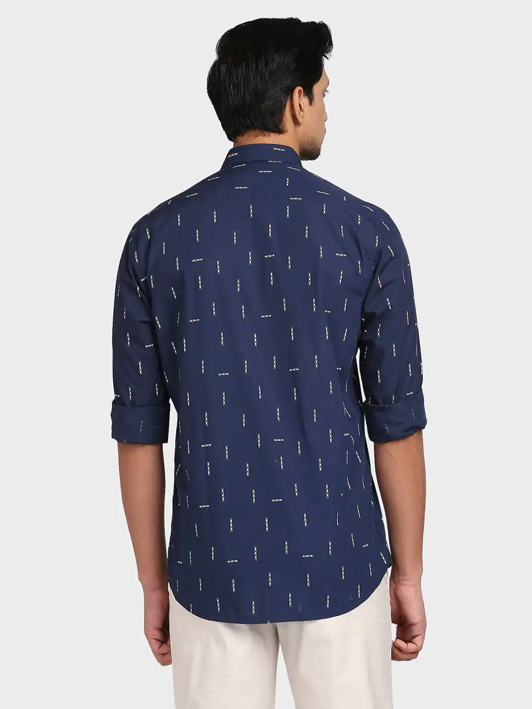 Men Tailored Fit Medium Red Shirt