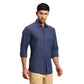 Men Tailored Fit Medium Green Shirt