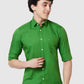Men Tailored Fit Blue Shirt