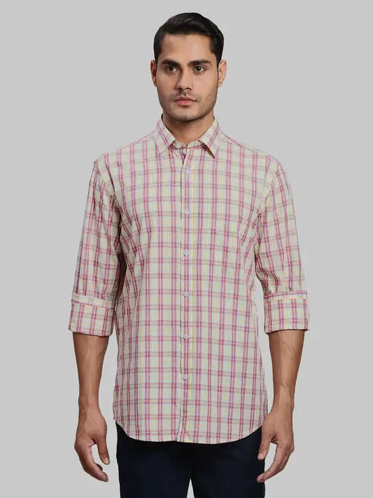Men Regular Fit Blue Shirt