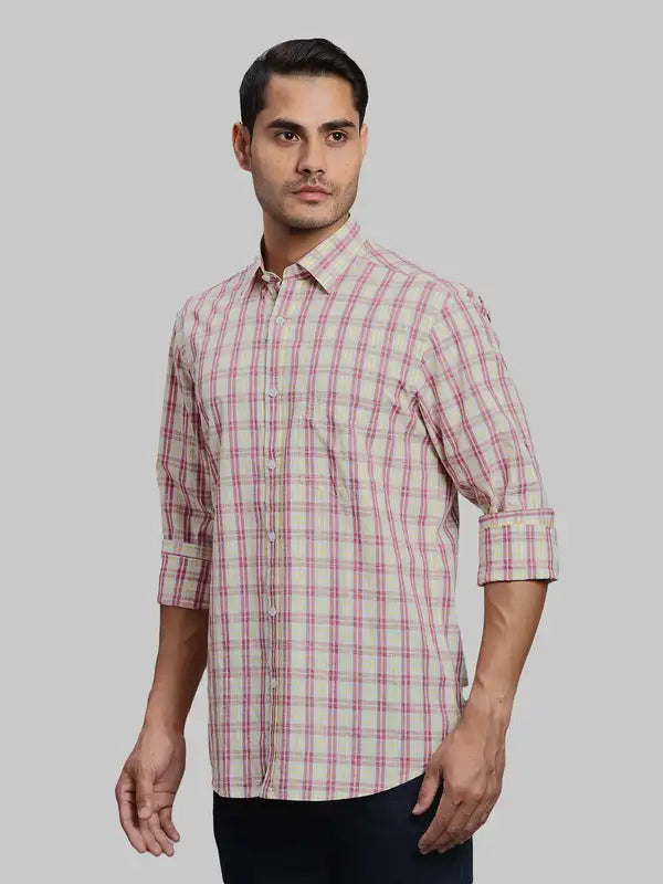Men Regular Fit Blue Shirt