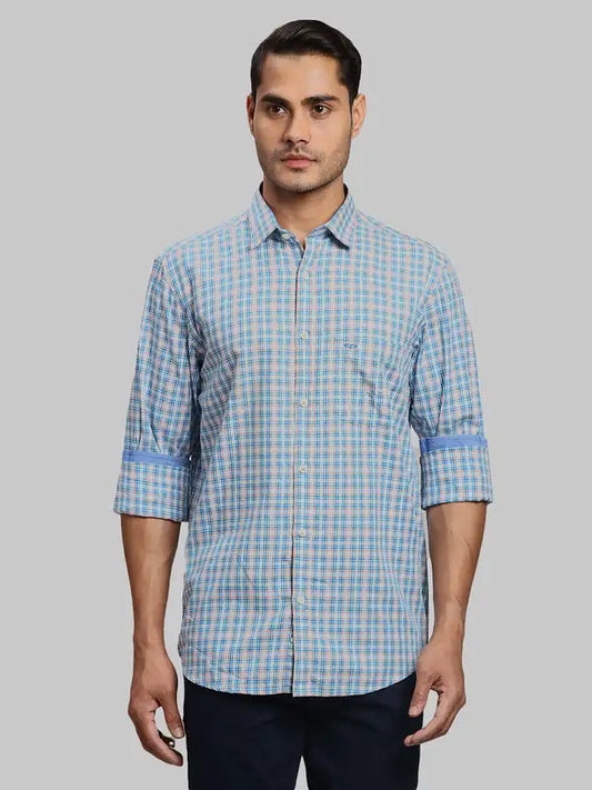 Men Regular Fit Green Shirt