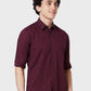 Men Tailored Fit Blue Shirt