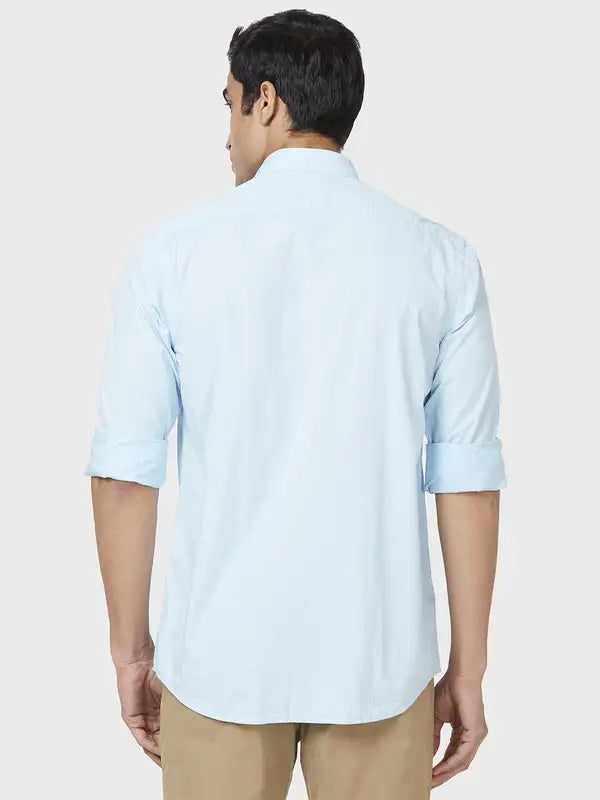 Men Tailored Fit Green Shirt