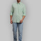 Men Contemporary Fit Grey Trouser