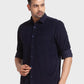 Men Tailored Fit Black Shirt