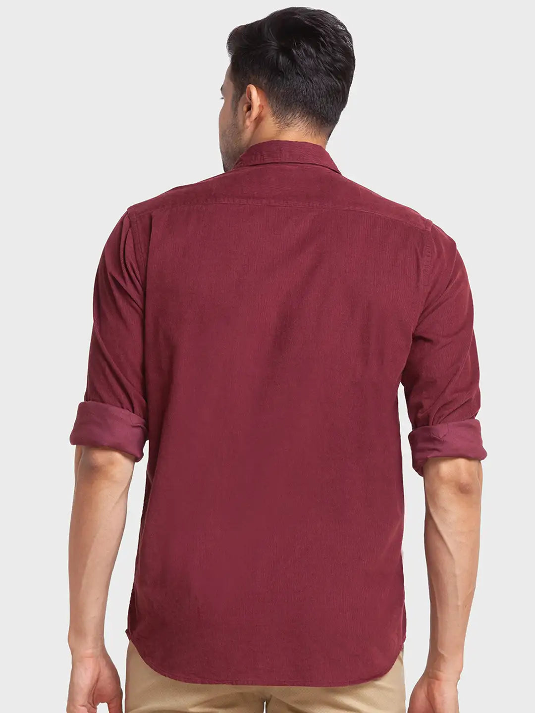 Men Tailored Fit Blue Shirt