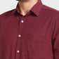 Men Tailored Fit Blue Shirt
