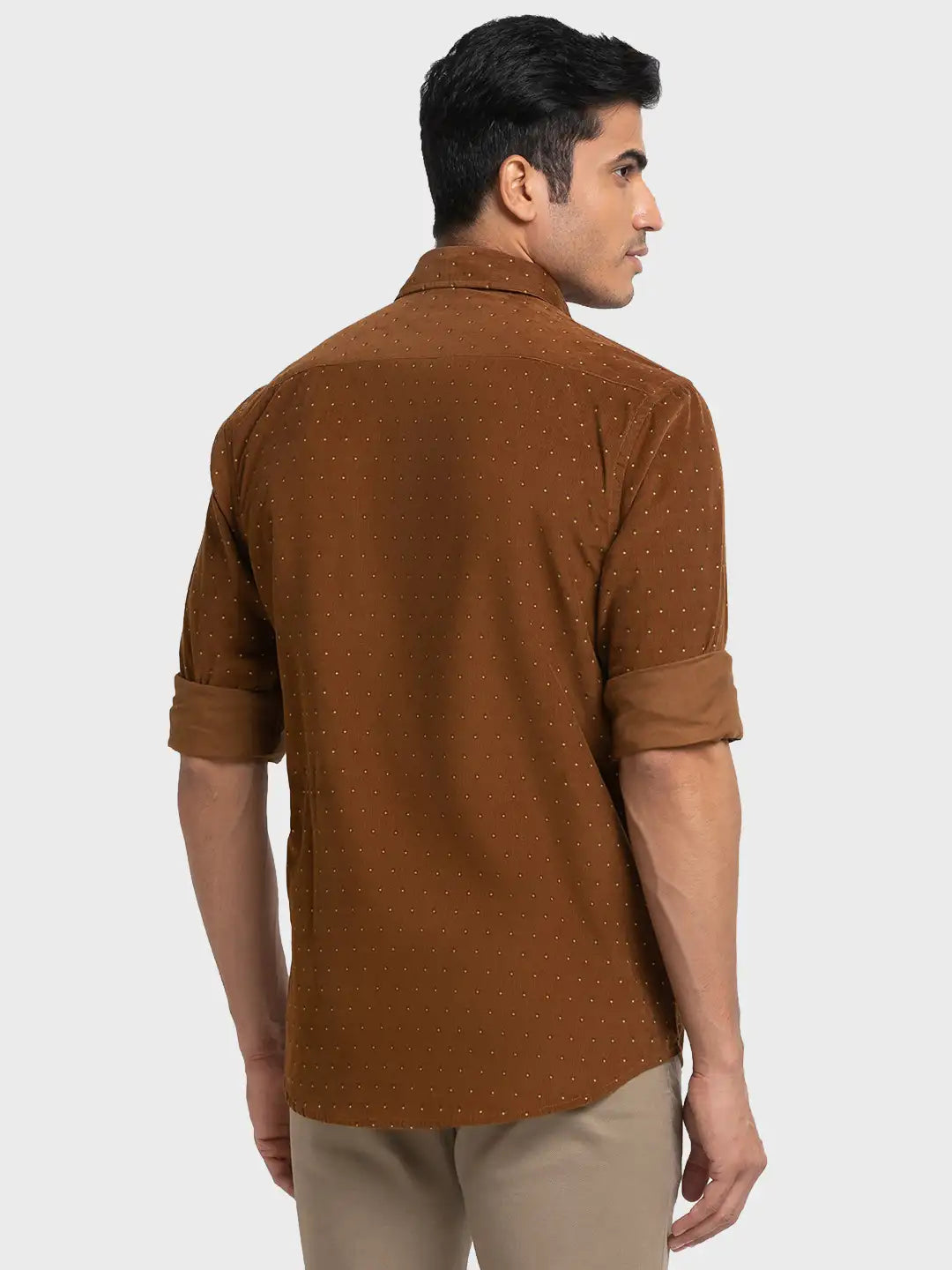 Men Tailored Fit Blue Shirt