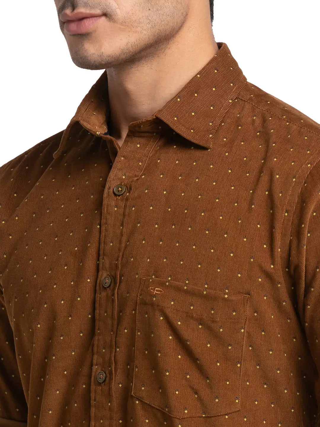 Men Tailored Fit Blue Shirt