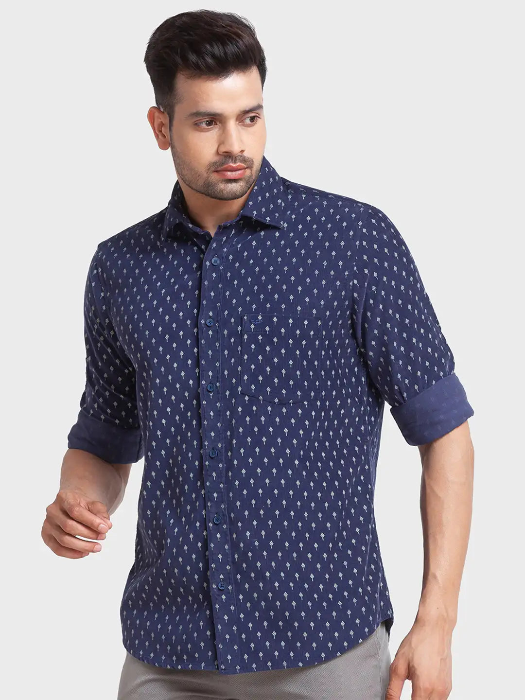 Men Tailored Fit White Shirt