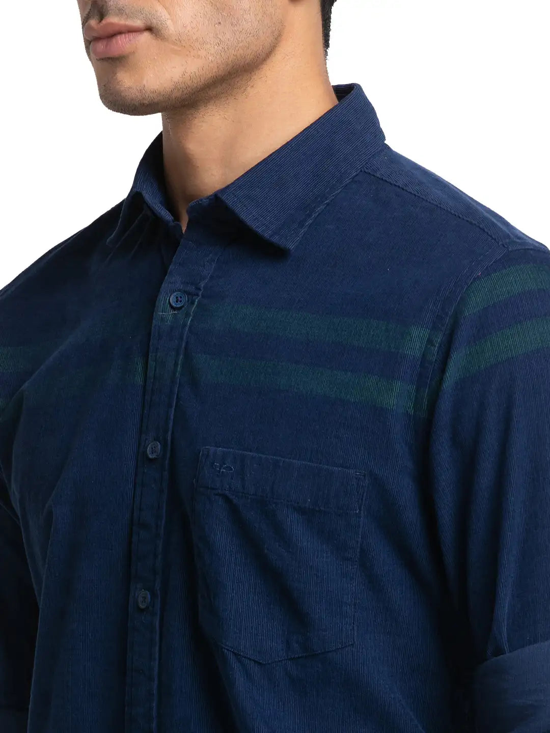 Men Tailored Fit Pink Shirt