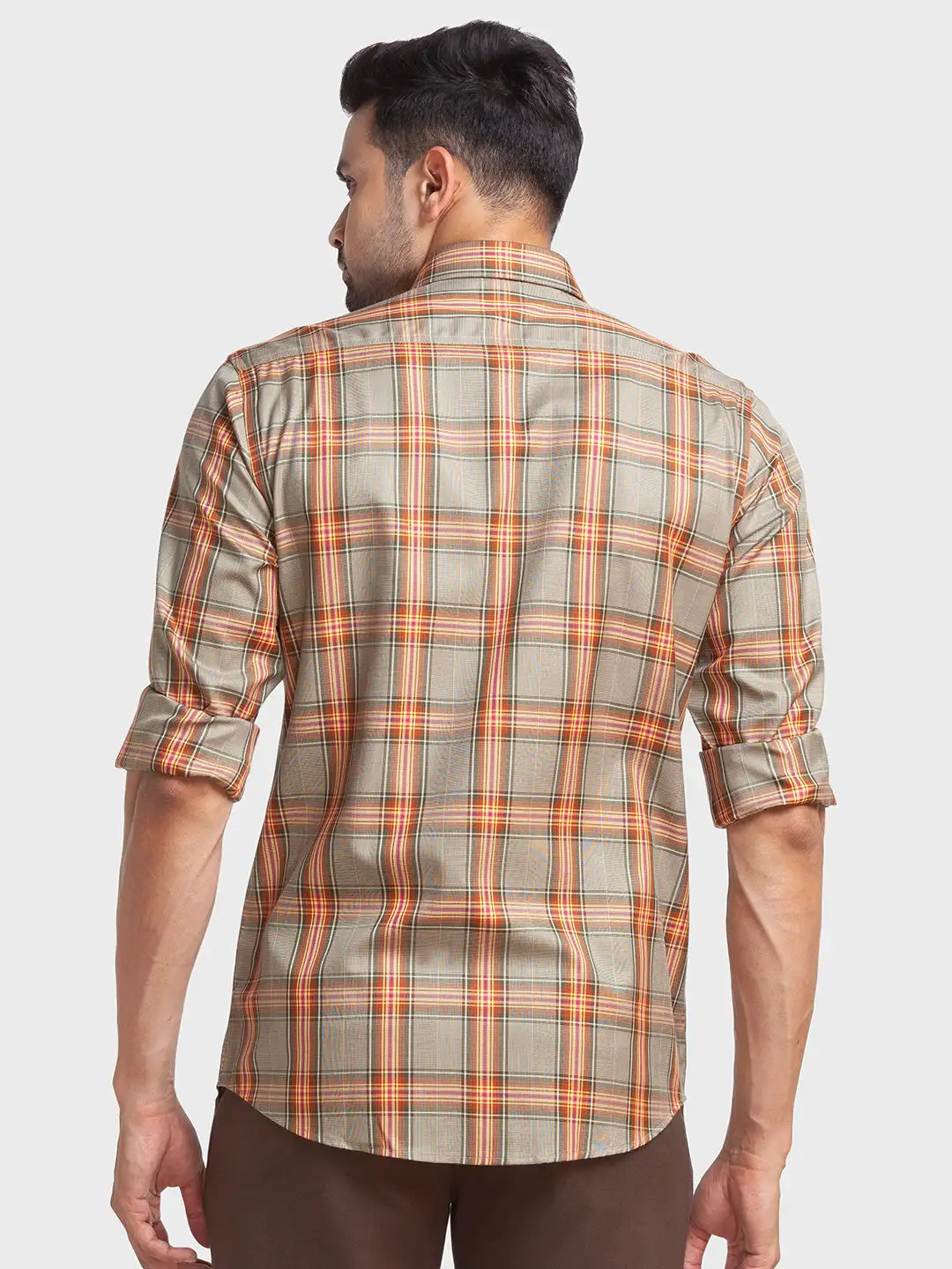 Men Tailored Fit Blue Shirt