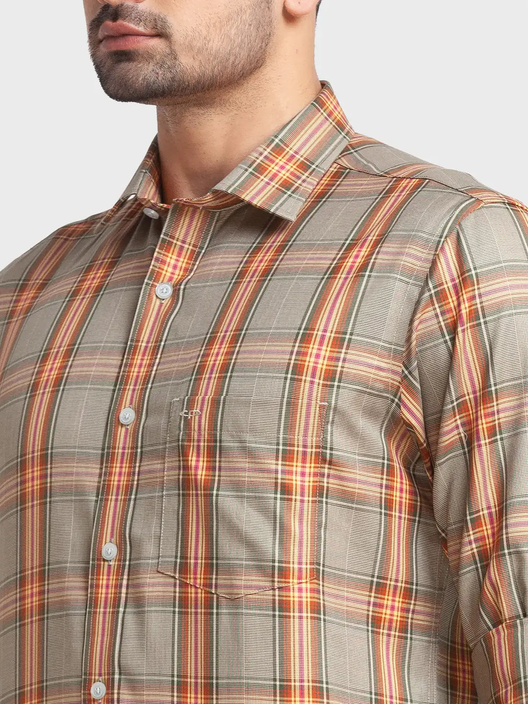 Men Tailored Fit Blue Shirt