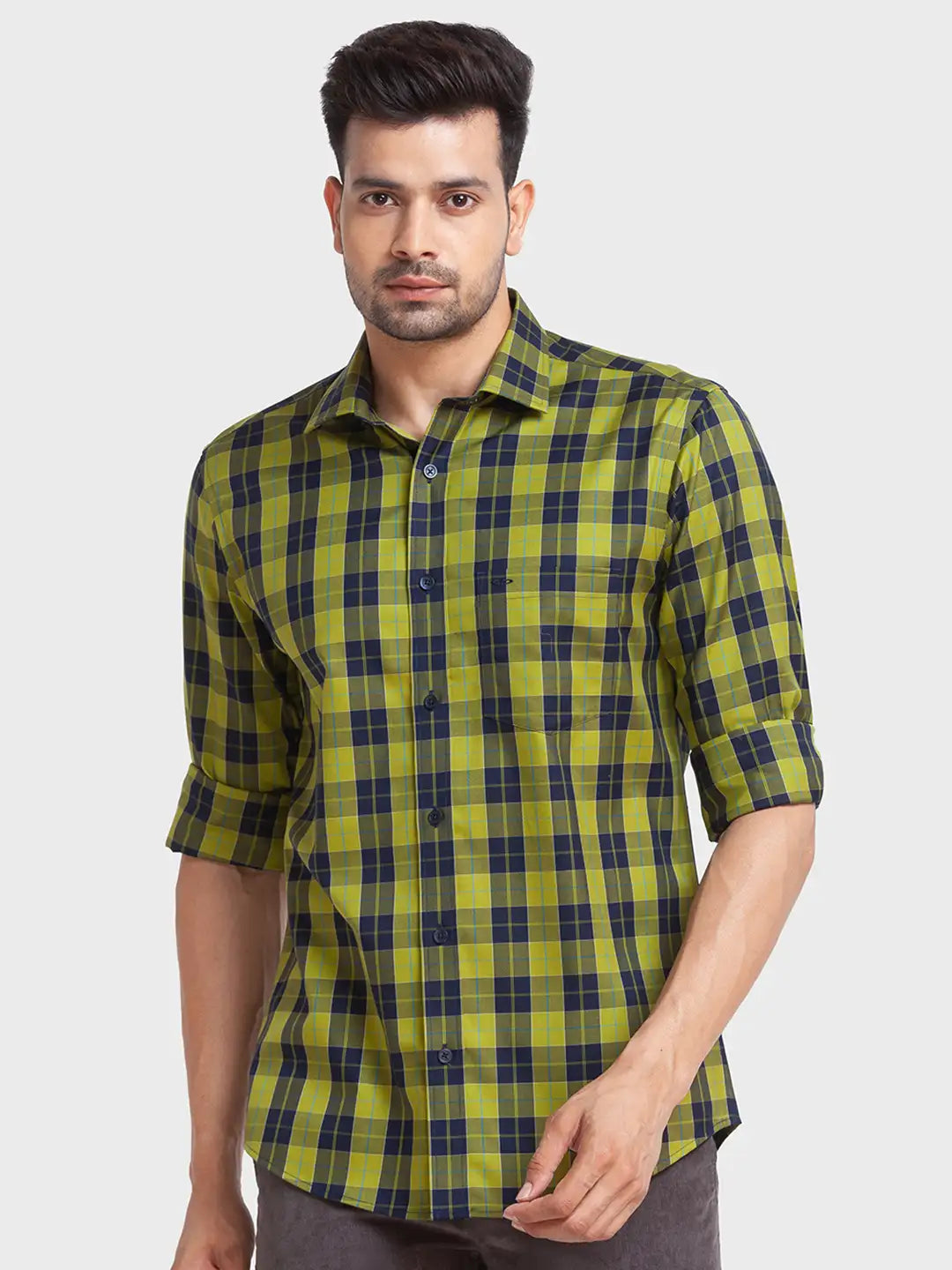 Men Tailored Fit Red Shirt