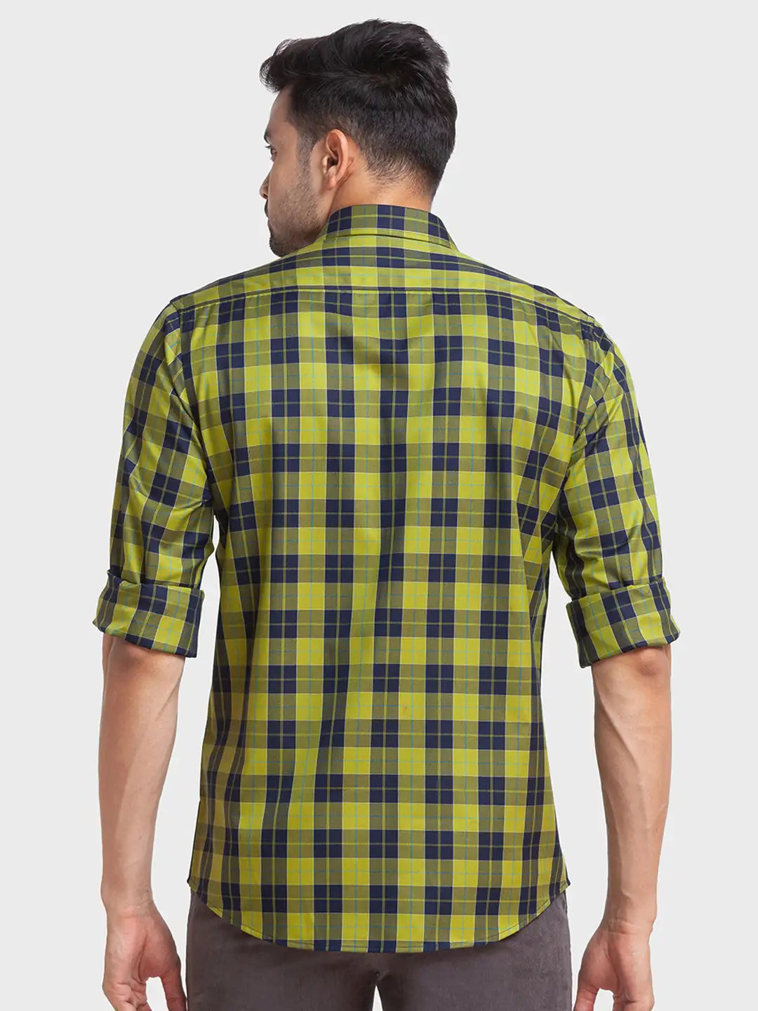Men Tailored Fit Red Shirt