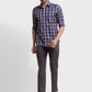 Men Tailored Fit Grey Shirt