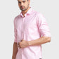 Men Tailored Fit Yellow Shirt