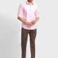 Men Tailored Fit Yellow Shirt