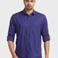 Men Tailored Fit Blue Shirt
