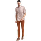 Men Tailored Fit Medium Red Shirt