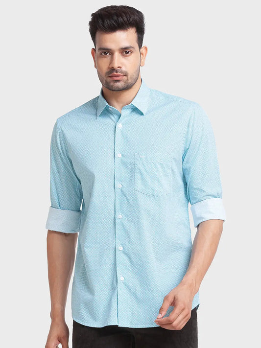 Men Tailored Fit Red Shirt