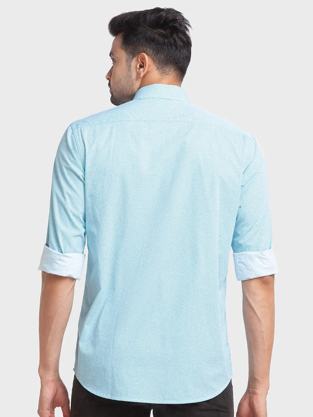 Men Tailored Fit Red Shirt