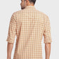 Men Tailored Fit Orange Shirt