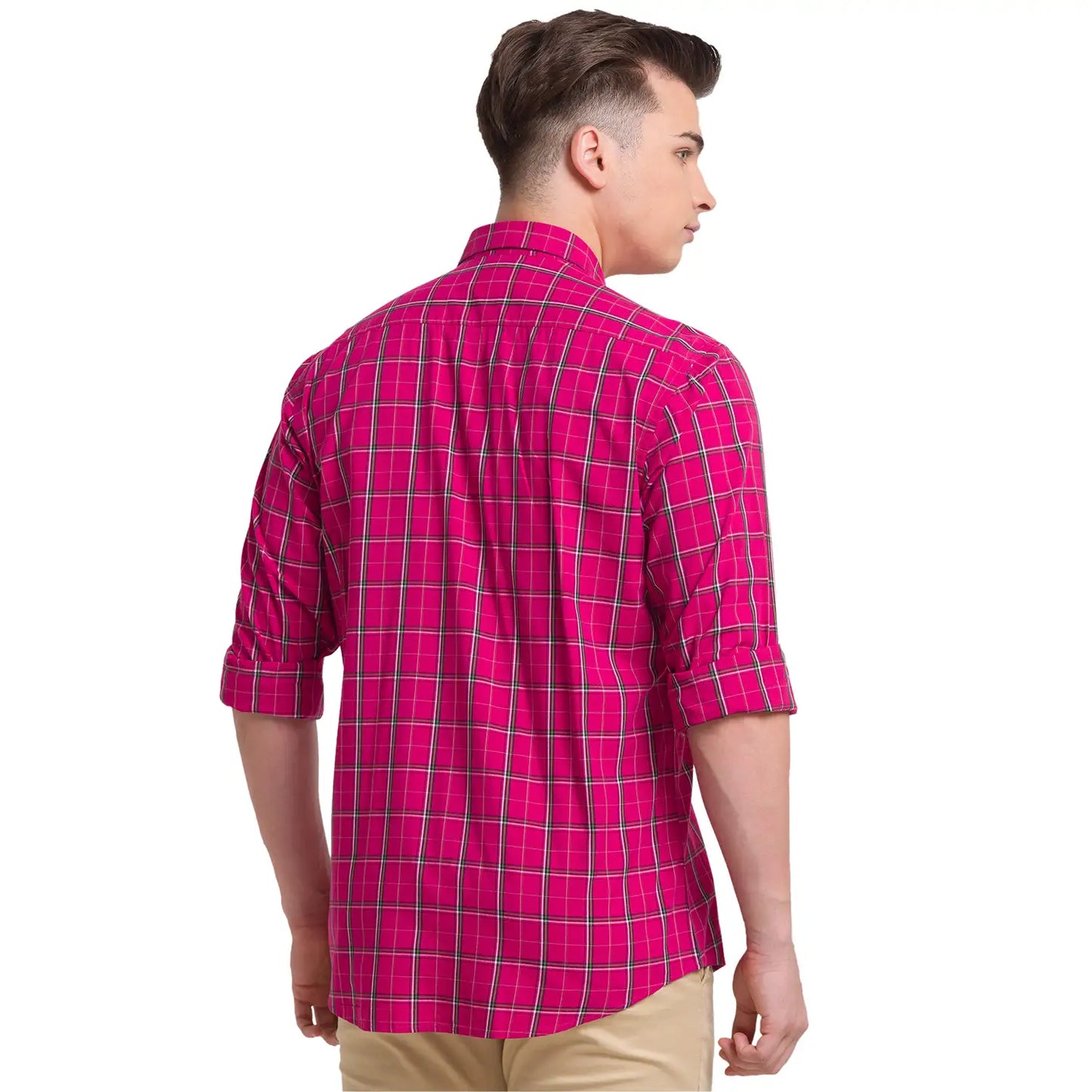 Men Tailored Fit Blue Shirt