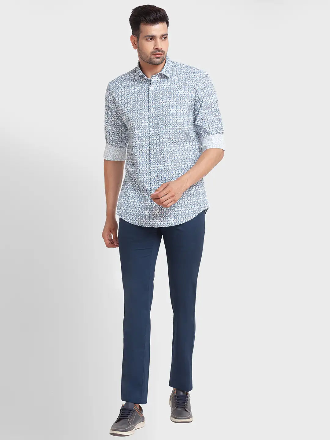 Men Tailored Fit Fawn Shirt