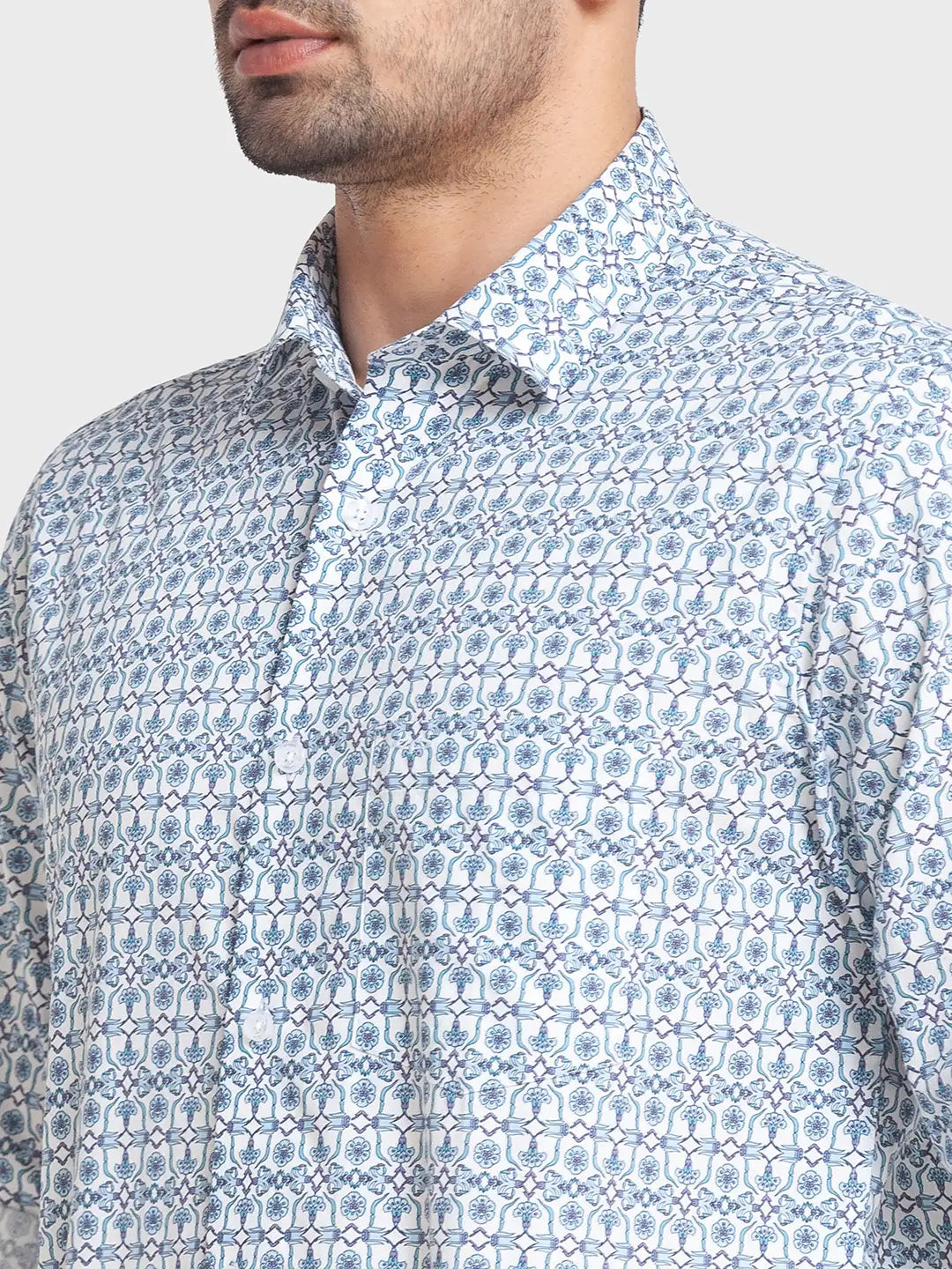 Men Tailored Fit Fawn Shirt