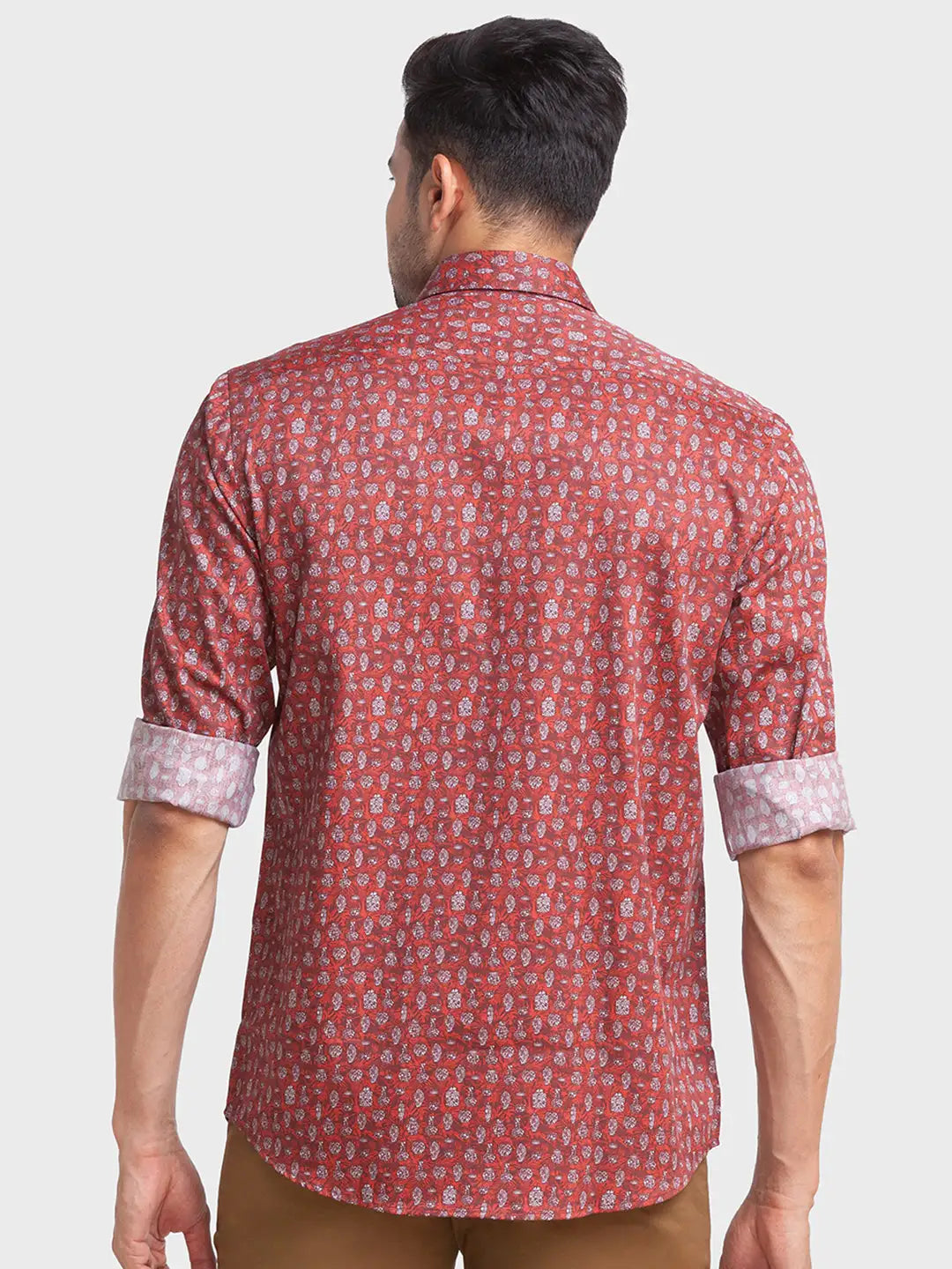 Men Tailored Fit Blue Shirt