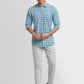 Men Tailored Fit Green Shirt