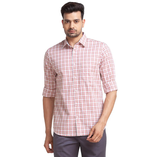 Men Tailored Fit Blue Shirt