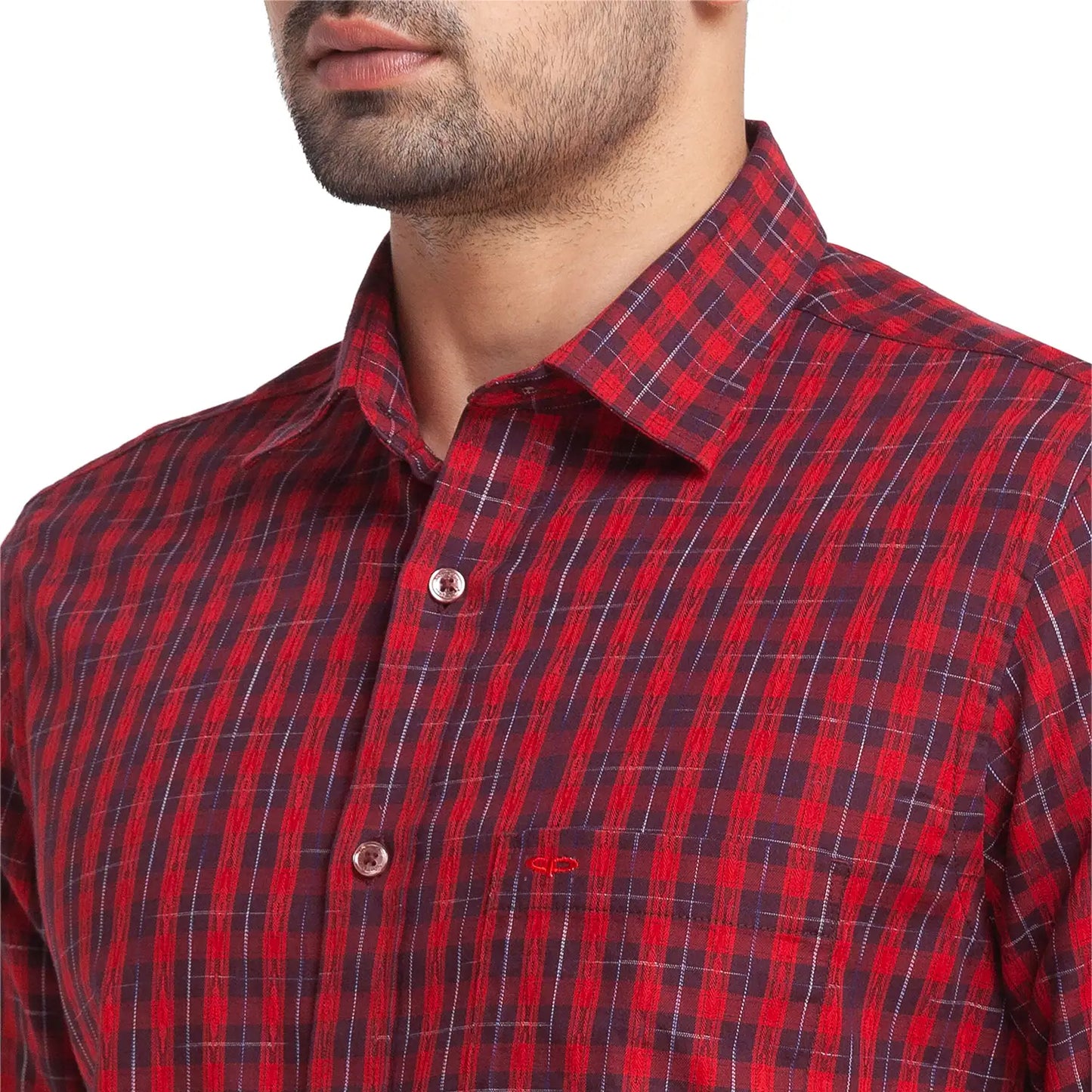 Men Tailored Fit Black Shirt