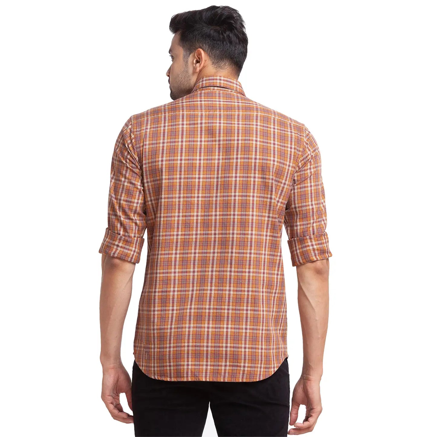 Men Tailored Fit Green Shirt