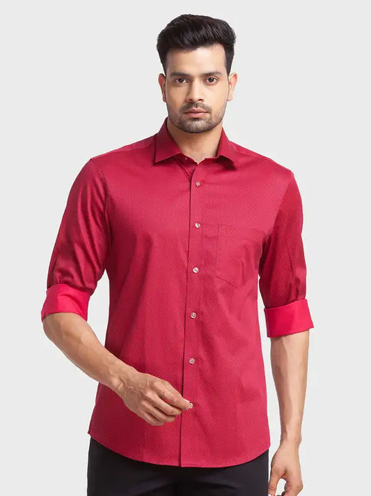 Men Regular Fit Blue Shirt