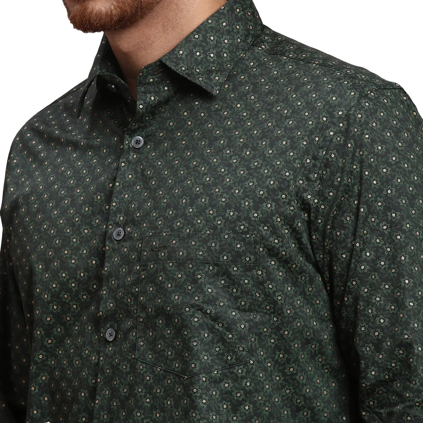 Men Tailored Fit Red Shirt