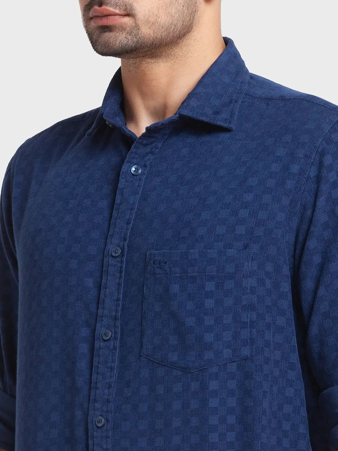 Men Tailored Fit Red Shirt