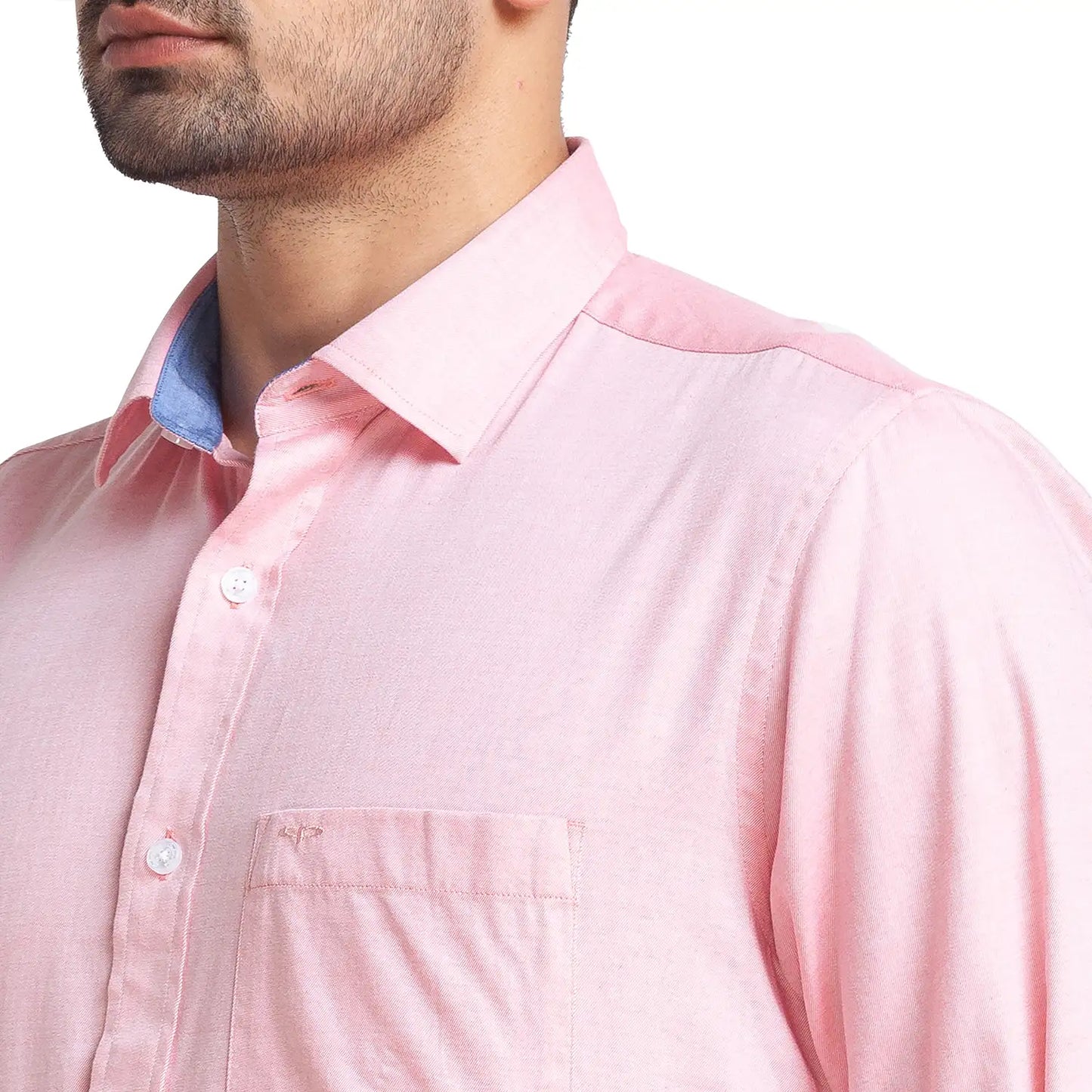 Men Regular Fit Blue Shirt