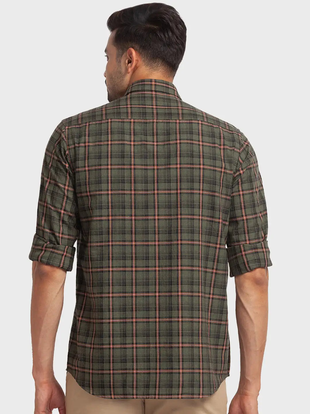 Men Tailored Fit Blue Shirt