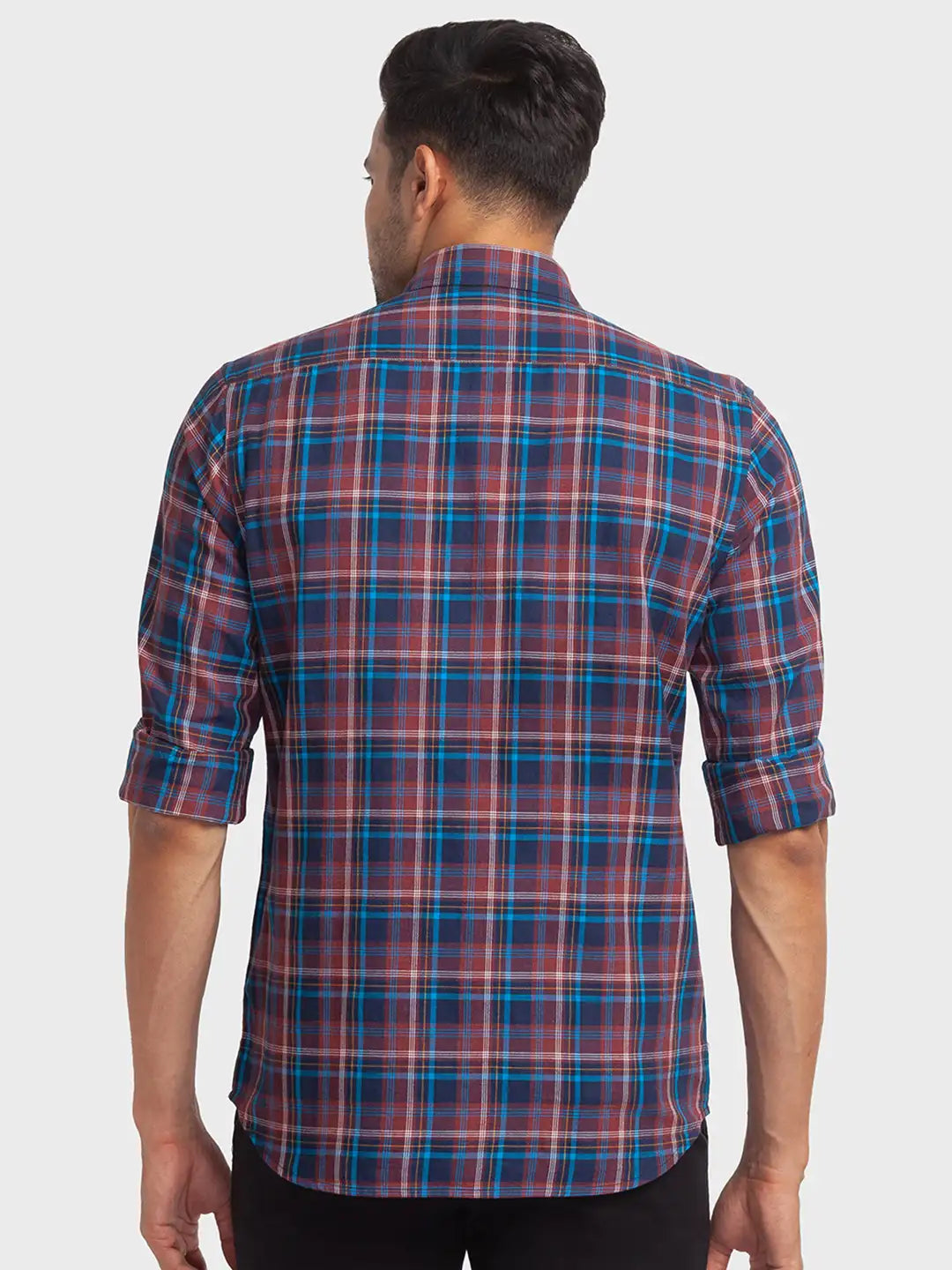 Men Tailored Fit Red Shirt