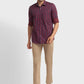 Men Tailored Fit Orange Shirt