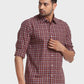 Men Tailored Fit Blue Shirt