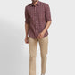 Men Tailored Fit Blue Shirt