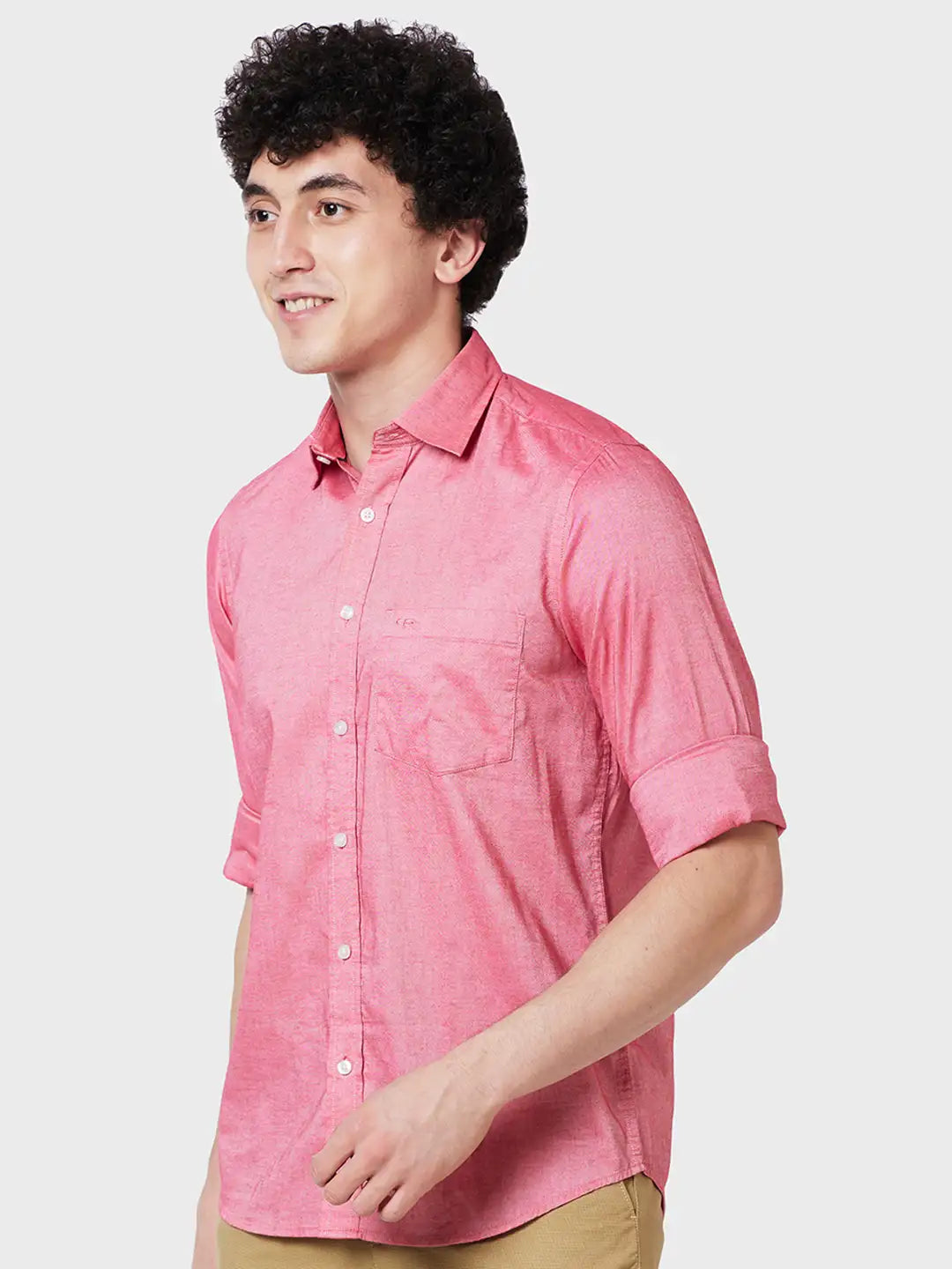 Men Tailored Fit Green Shirt