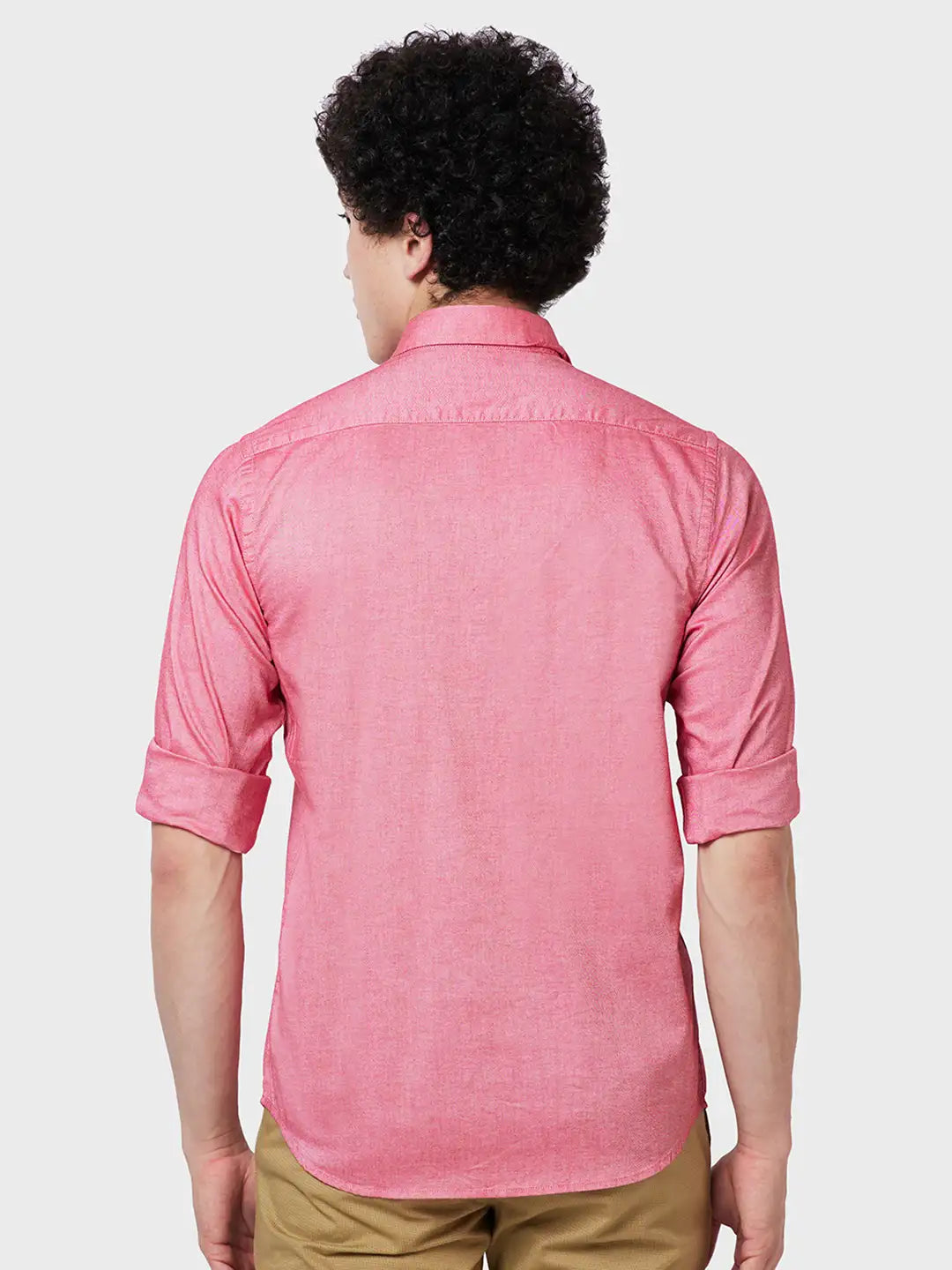 Men Tailored Fit Green Shirt