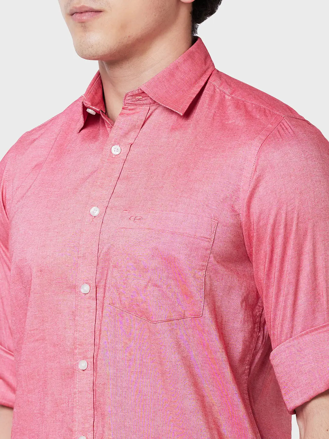 Men Tailored Fit Green Shirt